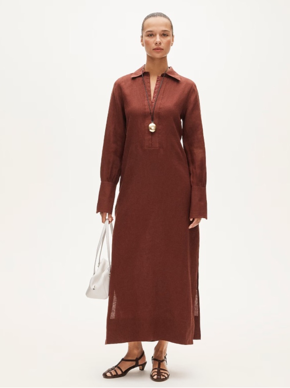 J. Crew tunic dress in linen - Fresh Cacao